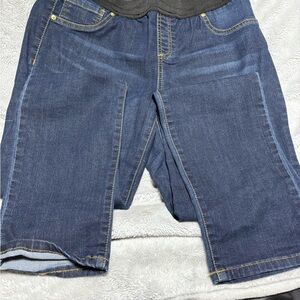 INC International Concepts Blue Relaxed Jeans Elastic Waistband size 10.
